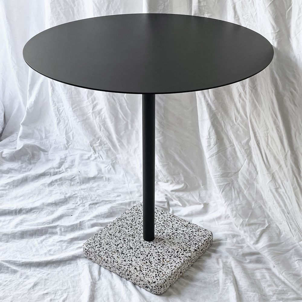 ヘイ HAY テラゾー TERRAZZO TABLE ラウンドテーブル カフェテーブル アンスラサイト 人工大理石 デンマーク 北欧家具 ◇