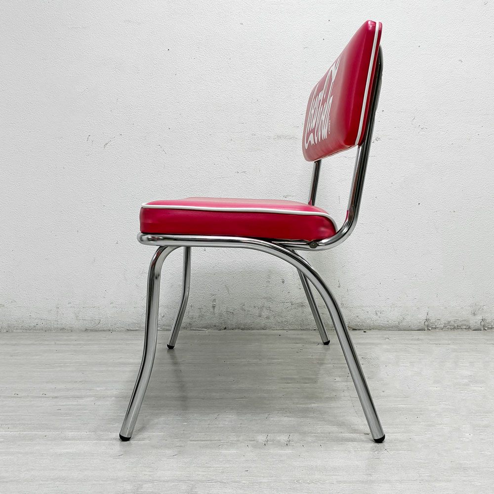 コカ・コーラ Coca Cola コークベンチシート Coke Bench Seat PJ-120C ダイニング カフェベンチ 50sビンテージスタイル 店舗什器 US ●