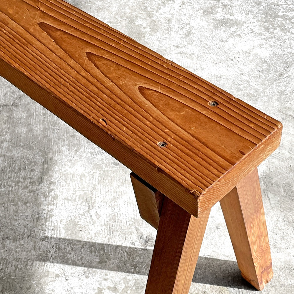 石巻工房 Ishinomaki Laboratory 工房 ベンチ KOBO BENCH 花台 プランタースタンド 屋久島地杉 芦沢啓治 H42.5cm ■