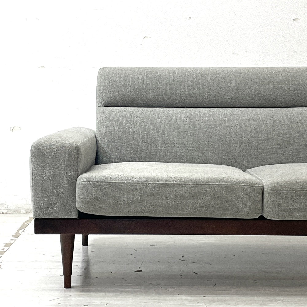 パシフィックファニチャーサービス P.F.S スタンダードC STANDARD C 2P LOVE ソファ グレー w144cm ●