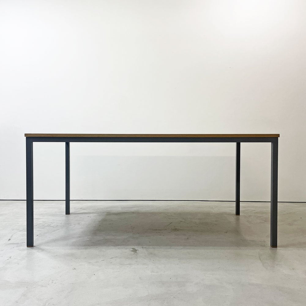ノートファニチャー NAUT furniture アトリエテーブル Atelier table ダイニングテーブル タモ無垢材 スチールレッグ ナチュラル ●