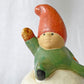 グスタフスベリ GUSTAVSBERG リサラーソン Lisa Larson トムテウィズスノーボール Tomte with Snoeball サンタオブジェ スウェーデン 北欧雑貨 ◇