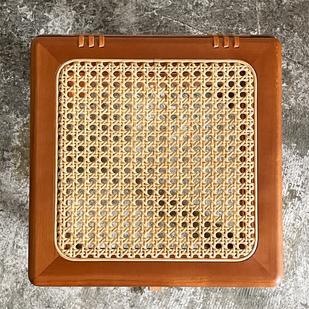 平山日用品店 パトル スツール patol stool スタンダード 籐張りスツール フォールディング 折り畳み ヤマザクラ無垢材 定価：￥82,500- ■