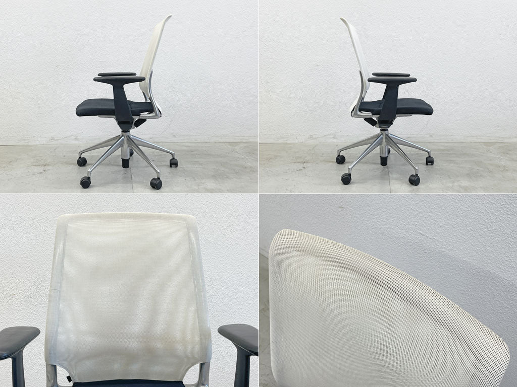 ヴィトラ vitra メダチェア Meda Chair オフィスチェア デスクチェア ワークチェア 昇降機能 リクライニングロック アルベルト・メダ 〓