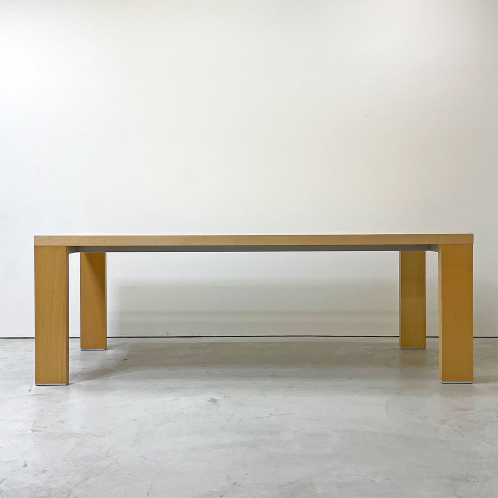 カッシーナ Cassina 363 M.I.R ミール ダイニングテーブル メープル材 ハンス・ウェッツスタイン Hannes Wettstein ナチュラルモダン W210cm  ●