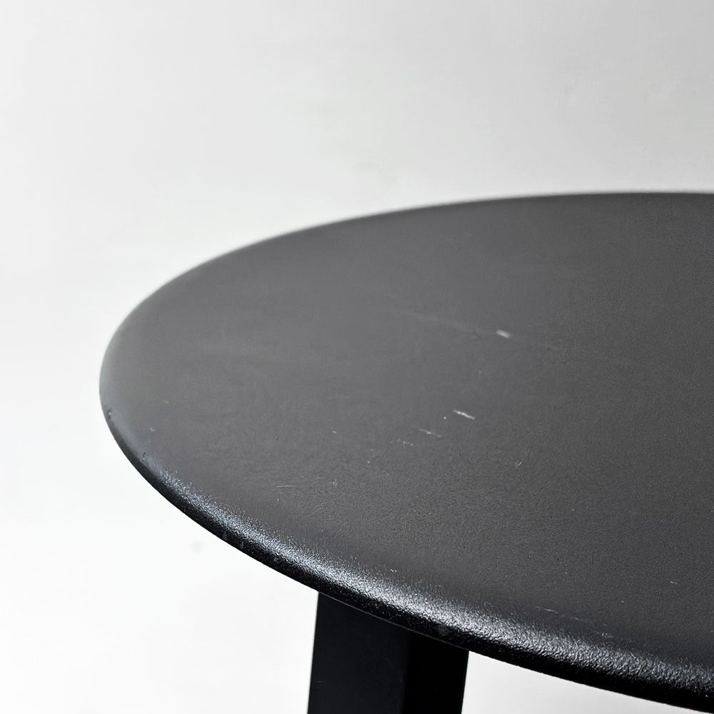 ヘイ HAY リボルバー バースツール ハイ REVOLVER BAR STOOL HIGH H76cm ブラック 回転式座面 レオン・ランズメイヤー デンマーク 定価￥56,100 - B ●