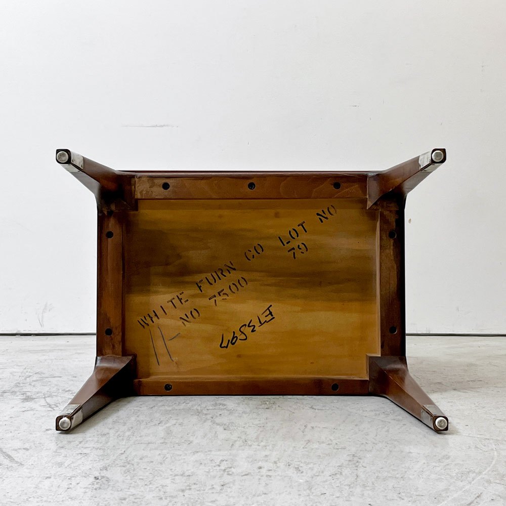 ホワイトファニチャー カンパニー White Furniture Company ナイトテーブル サイドチェスト 1ドロワー USビンテージ US Vintage 米国家具 ミッドセンチュリー ●