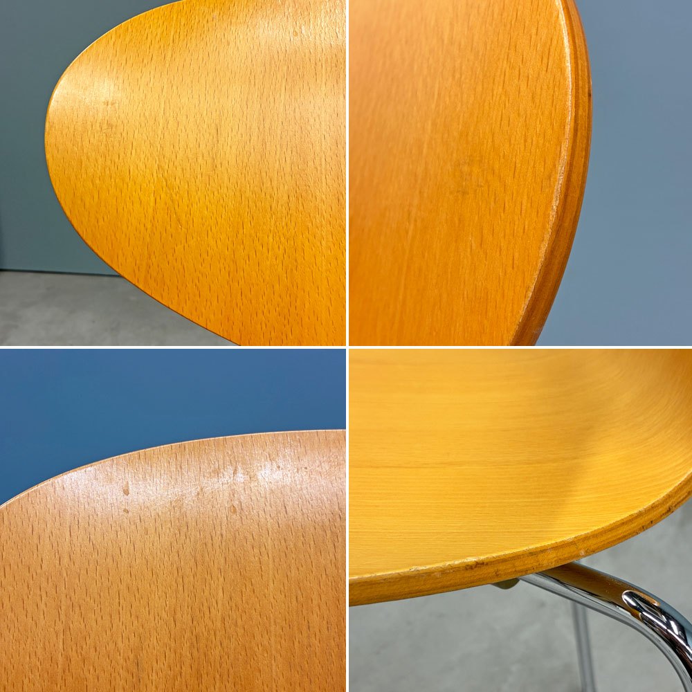 フリッツハンセン Fritz Hansen 3101 アリンコチェア アントチェア 4本脚 ナチュラルビーチ ラッカー仕上げ アルネ・ヤコブセン E ◎