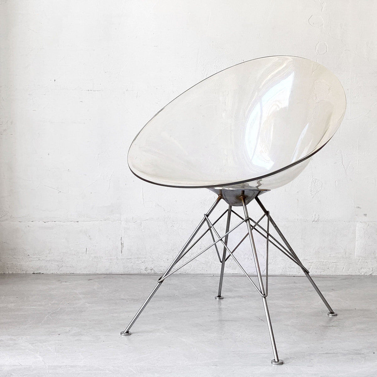 カルテル Kartell エロエスチェア Ero|S| ダイニングチェア イージーチェア フィリップスタルク S+ARCK クリスタル スペースエイジ イタリア モダン ★