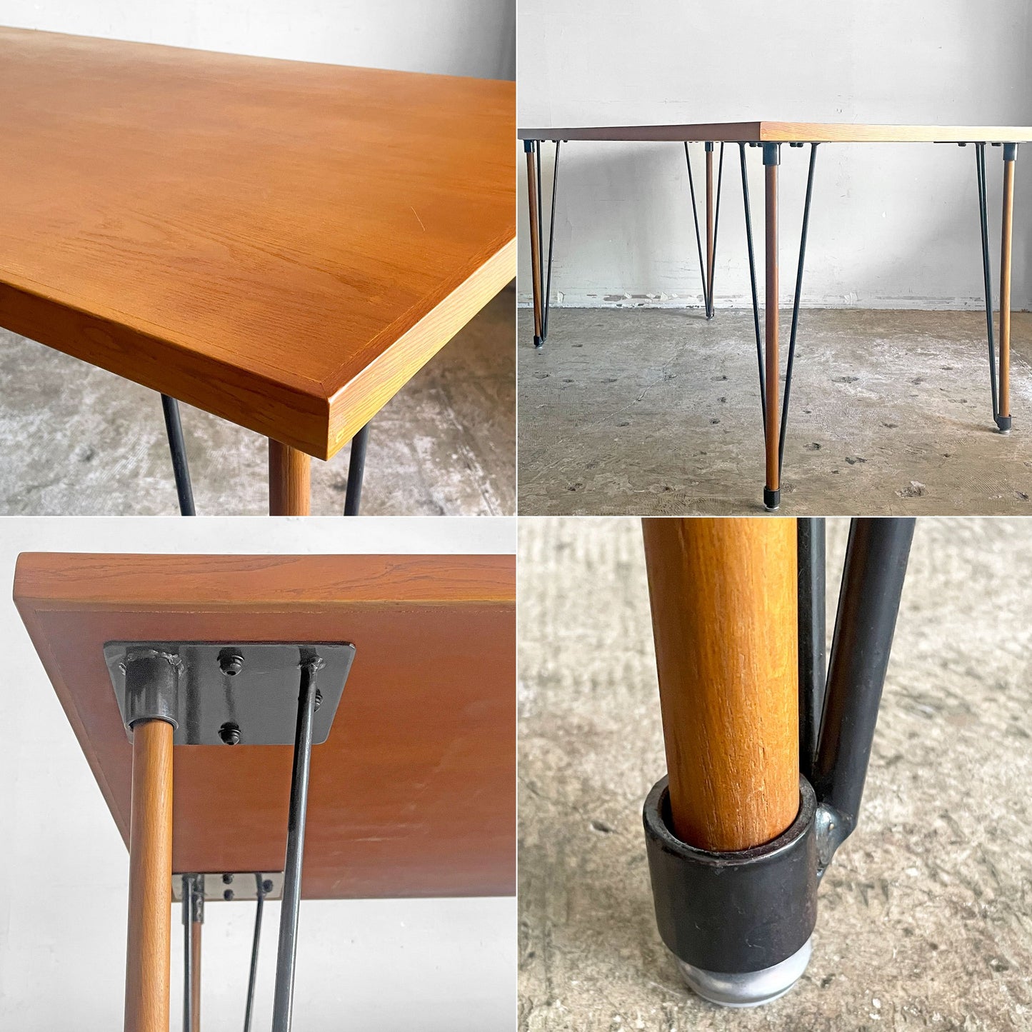 アクメファニチャー ACME Furniture ベルズ アトリエテーブル BELLS ATELIER TABLE ダイニングテーブル 幅150㎝ アメリカンビンテージスタイル 廃盤 ■