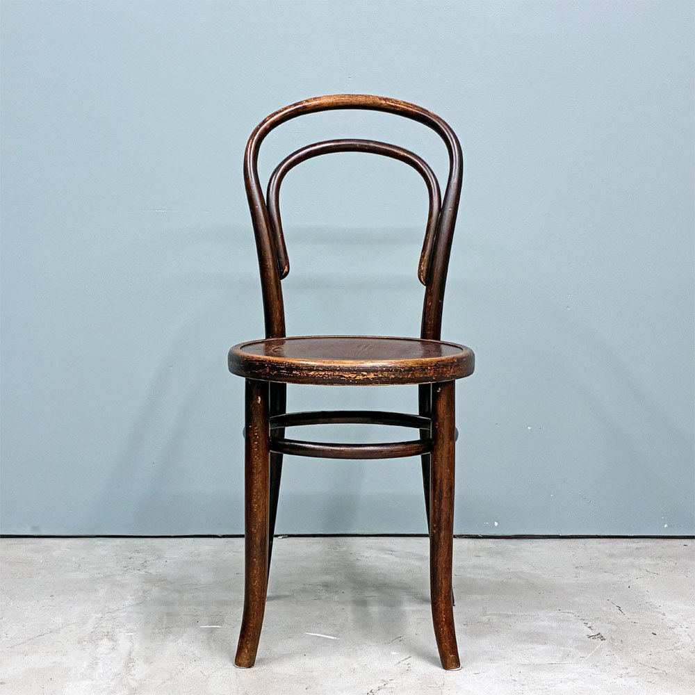 トーネット THONET No.14 ダイニングチェア ラウンドバック ベントウッドチェア 曲木 チェコ製 ビンテージ ◎