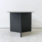 ヘイ HAY スリットテーブル ラウンド SLIT TABLE ROUND Φ45cm サイドテーブル スチール ブラック 北欧 デンマーク モダン ●