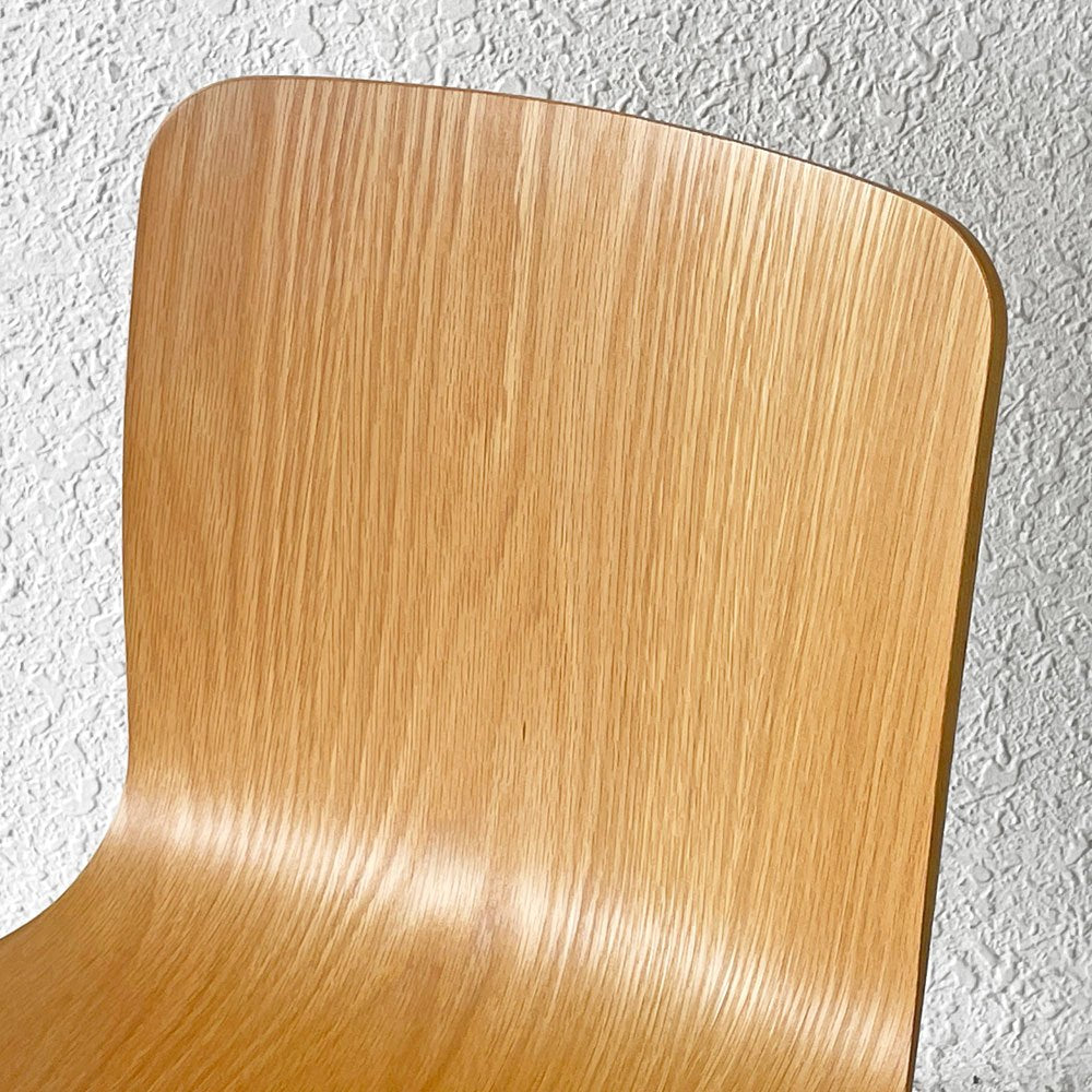 ヴィトラ vitra ハルプライチューブ HAL Ply Tube サイドチェア ダイニングチェア ジャスパー・モリソン ライトオーク ベーシックダーク 定価80,300円◇