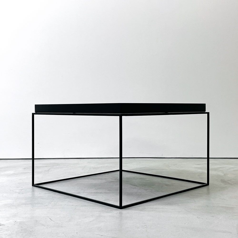 ヘイ HAY トレイテーブル Tray Table コーヒーテーブル センターテーブル ブラック W60cm スクエア 2Way 北欧 デンマーク ●