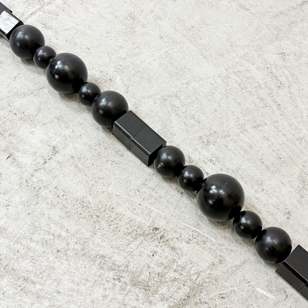 ブレス BLESS ケーブルジュエリーマルチプラグ CABLE JEWELRY MULTIPLUG 配線コード 延長コード WOODEN ELEMENTS 3口 140cm ブラック ●