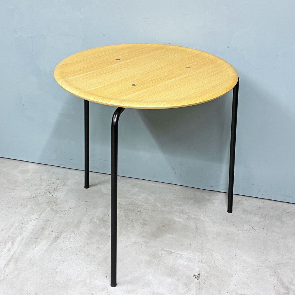 エンゲルブレヒト Engelbrechts ケヴィ KEVI 2010 ダイニングテーブル オーク材 プライウッド カフェテーブル 70cm 3本脚 ヨルゲン・ラスムッセン デンマーク 未使用品 B ◎