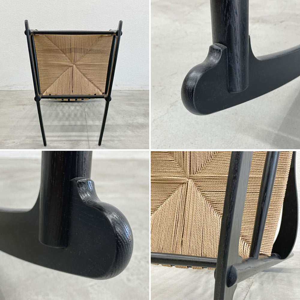 フレデリシア FREDERICIA J16 ロッキングチェア ハンス・J・ウェグナー Model 16000 オーク材 ブラックラッカー ペーパーコード 新品未使用品 参考価格：482,900円 〓