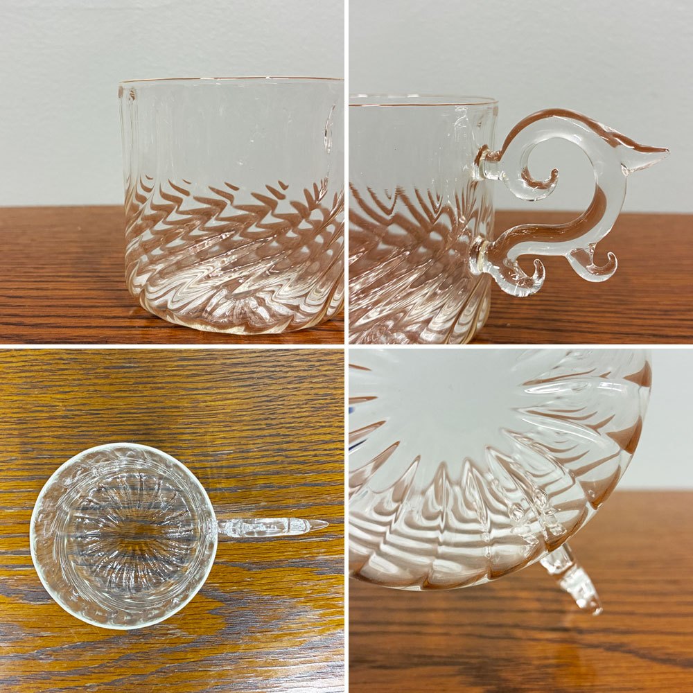 glass atelier えむに ガラス Flow カップ 現代作家 ◎