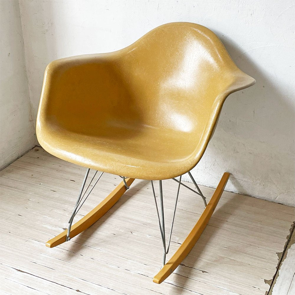 ハーマンミラー Herman Miller アームシェルチェア セカンド 2nd ビンテージ FRP ロッカーベース イームズ ミッドセンチュリー ★