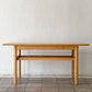 アクタス ACTUS ロッジ LODGE SOFA TABLE ソファテーブル リビングテーブル W110cm オーク材 天板下収納付 参考価格￥56,100- 廃番 ◇