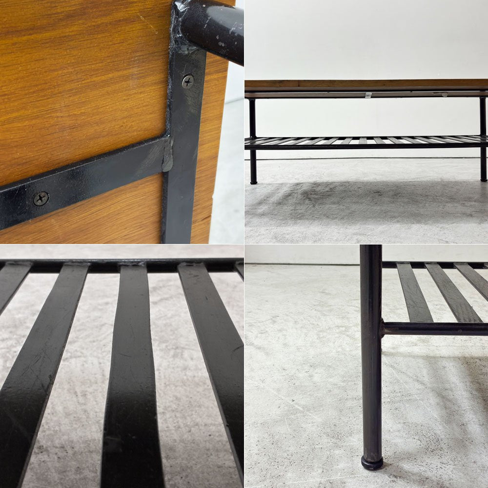 クラッシュゲート CRASH GATE ノットアンティークス Knot antiques ギネス GUINESS コーヒーテーブル オーク無垢材×アイアン インダストリアルデザイン ●