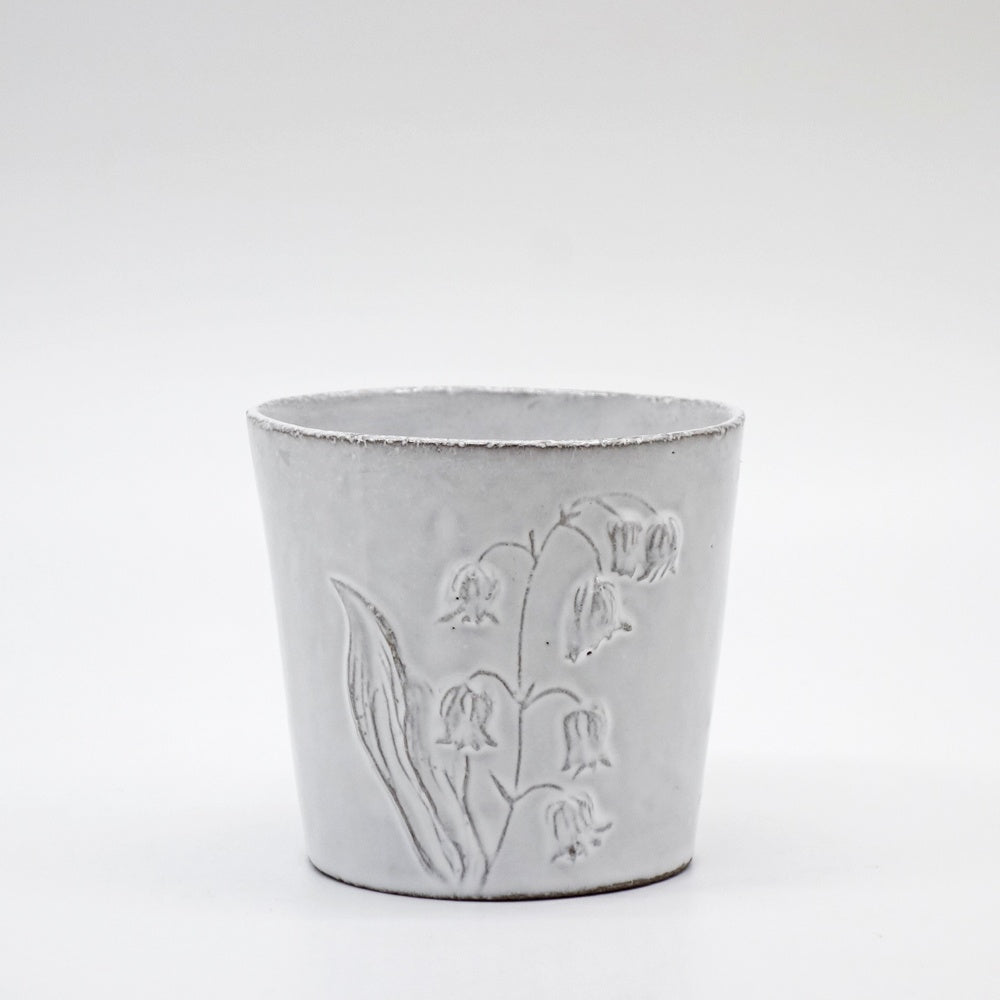 アスティエ・ド・ヴィラット Astier de Villatte フルール Fleurs カップ タンブラー 蝶 スズラン フランス ●