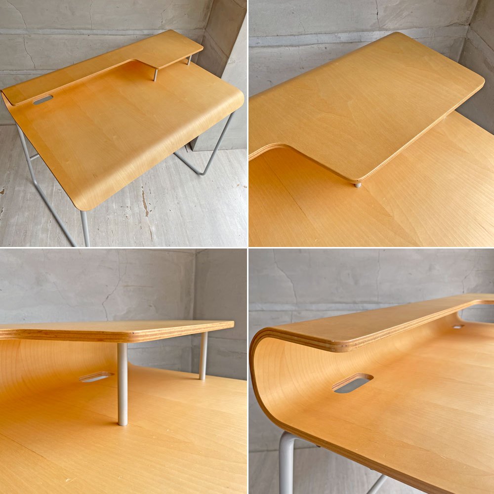 オフィー offi ウェーブ Wave Desk デスク プライウッド バーチ材 エリック・ファイファー ミッドセンチュリーテイスト アメリカ ♪