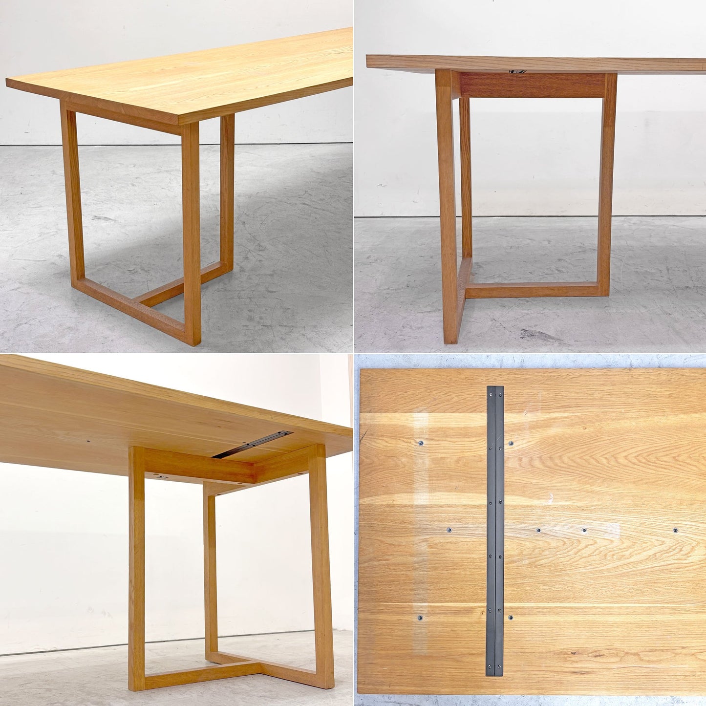 ビルディング BULDING オリジナル ダイニングテーブル タモ無垢材 W240cm ●