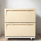 タッパーウェア Tupperware スーパーチェスト ワイド Super chest Wide 引出1段・2段 ベージュ 2段セット 専用カート付き ★