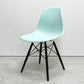 ハーマンミラー HermanMiller サイドシェルチェア ドゥエルレッグ DSW アクアスカイ × エボニー ポリプロピレン製 イームズ ミッドセンチュリー B ●