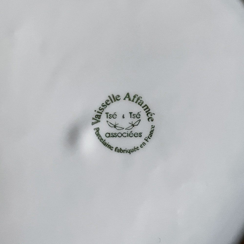 ツェツェアソシエ Tse＆Tse associees お腹ペコペコのお皿たち les affamés 大皿プレート オレンジ ウズベキスタン模様 フランス パリ 廃番 ♪