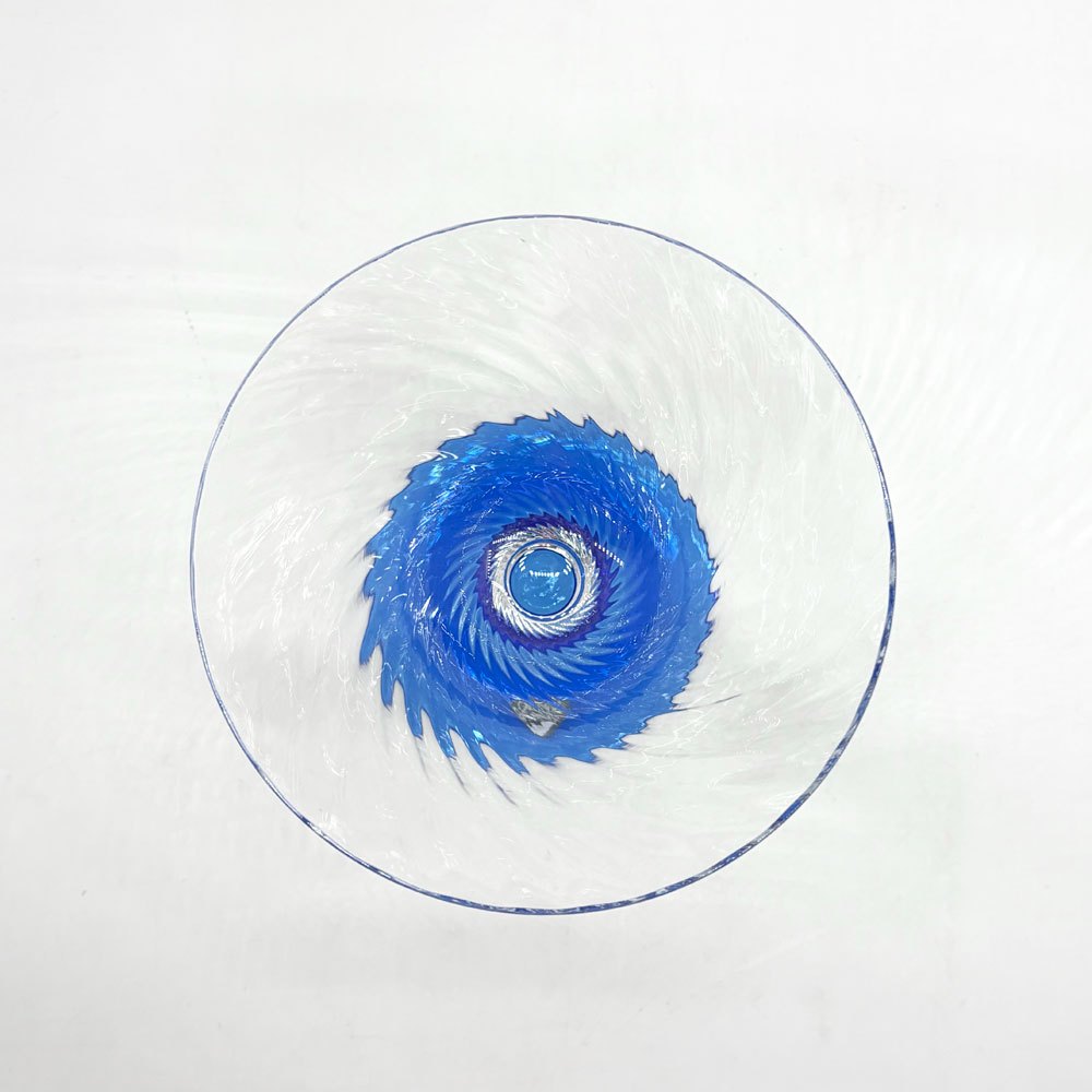 オレフォス Orrefors エイプリルボウル April bowl ガラスコンポート H13cm エリカ・ラーゲルビエルケ 北欧 スウェーデン ●