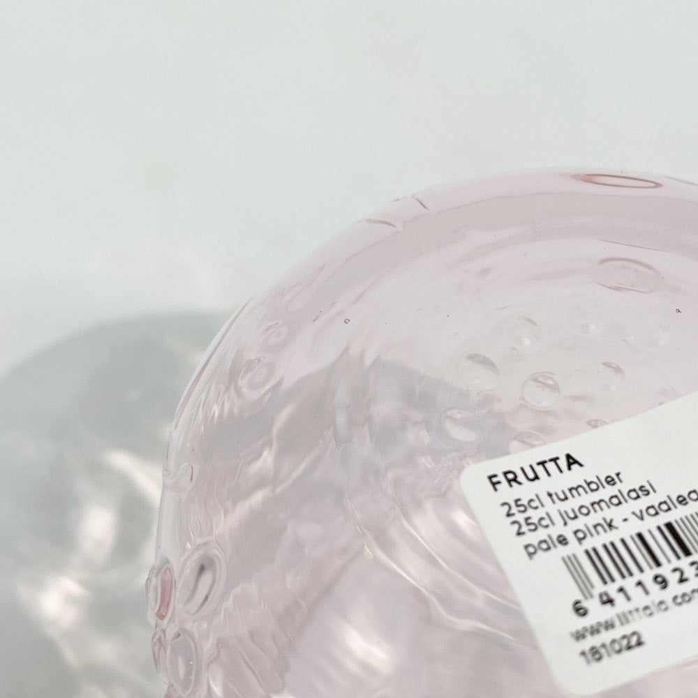 イッタラ iittala フルッタ Frutta タンブラー 250ml ペールピンク スコープ別注 オイバ トイッカ Oiva Toikka 北欧食器 ◎