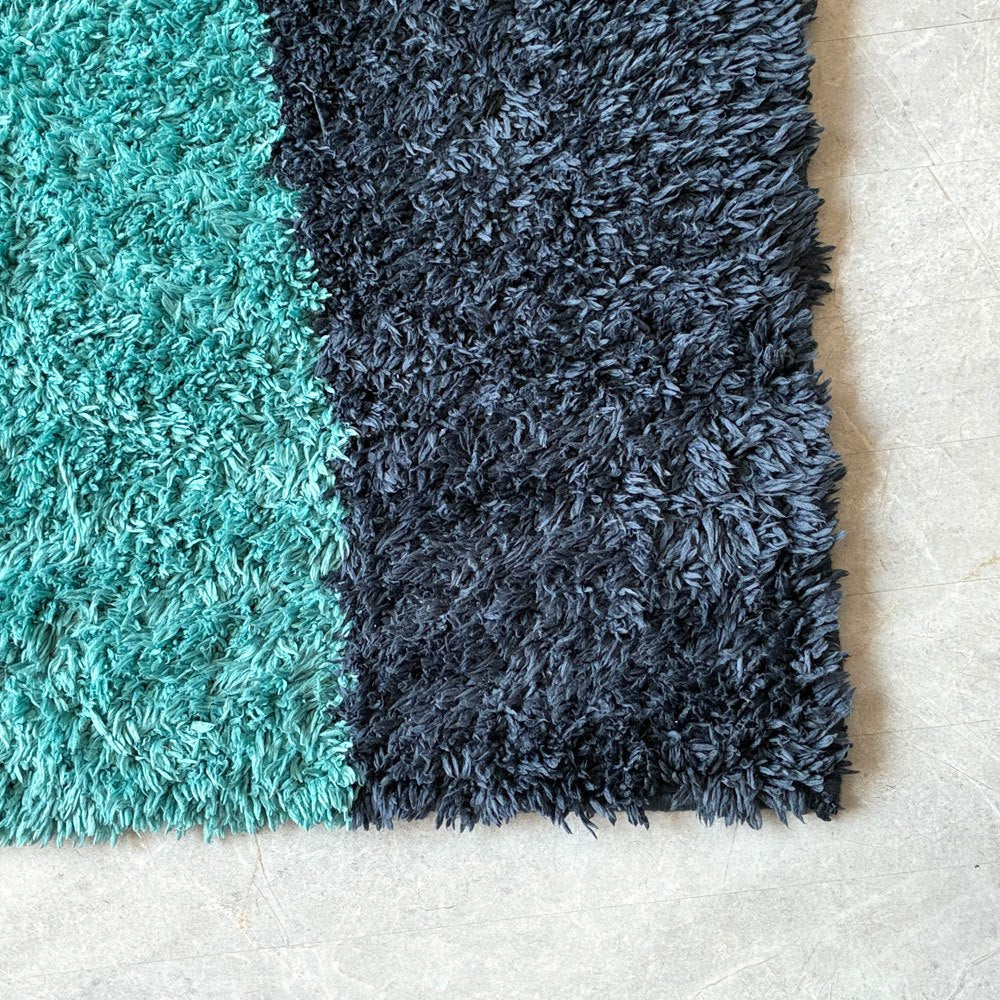 ジャーナルスタンダードファニチャー journal standard furniture jsf ピクフェア ラグ PICFAIR RUG ネイビー 200×250cm 定価37,800円 ★