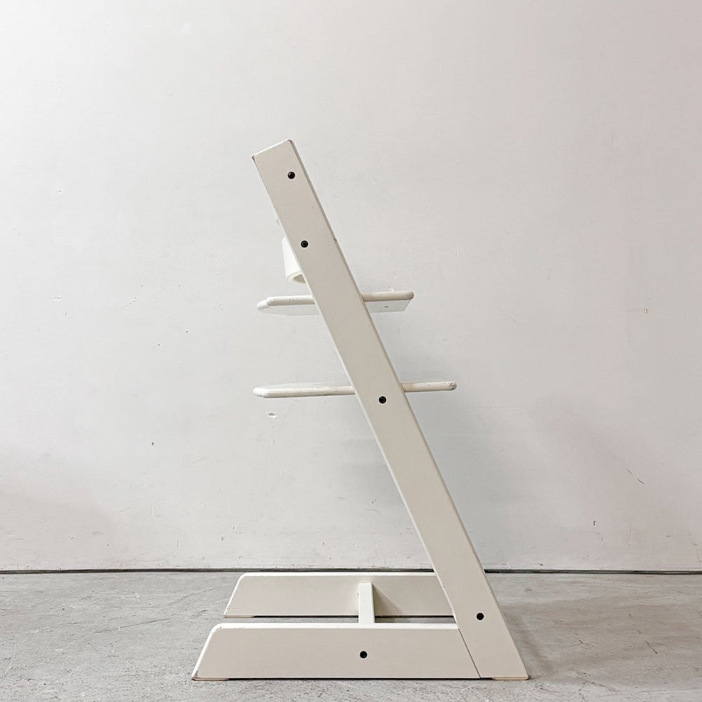 ストッケ STOKKE トリップトラップ TRIPP TRAPP ベビーチェア キッズチェア ホワイトカラー S/N4～ ノルウェー 北欧家具 ●