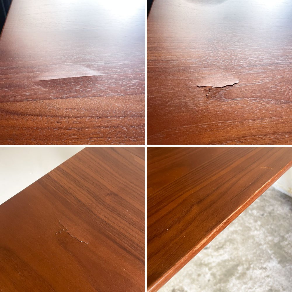 一生紀 ISSEIKI セッコ SECCO ダイニングテーブル W150cm ウォールナット  天然木 テーパー脚 北欧スタイル 現状品 ■