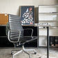 ハーマンミラー Herman Miller アルミナムグループ エグゼクティブチェア ハイバック レザーシート 本革 ブラック 5本脚 C&Rイームズ ミッドセンチュリー ■