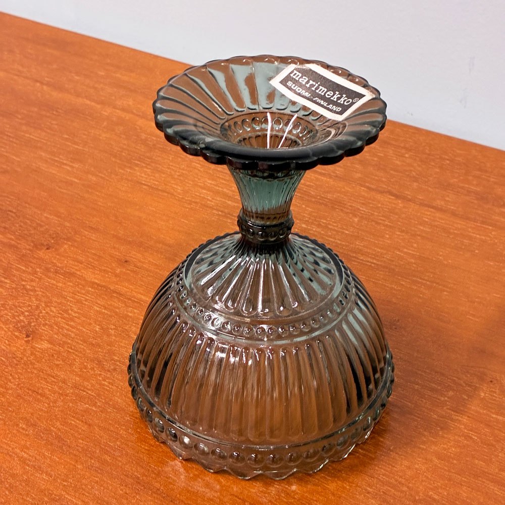 イッタラ iittala マリメッコ marimekko マリスコーリ Mariskooli マリボウル グレー Lサイズ 15cm ビンテージ  ◎