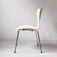 フリッツハンセン Fritz Hansen 3107 セブンチェア ホワイト ラッカー仕上げ スタッキング アルネ・ヤコブセン デンマーク 北欧家具 B ★