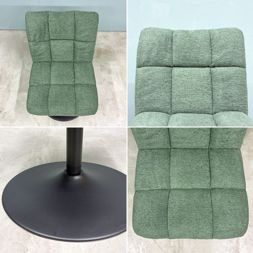 クラッシュゲート CRASH GATE オアシス OASIS クリープ CREEP 回転チェア TIM グリーン ダイニング カフェスタイル 美品 定価：¥57,200- ◎