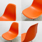 ヴィトラ Vitra サイドシェルチェア エッフェルベース ポリプロピレン製 オレンジ C&R イームズ ミッドセンチュリーデザイン ●