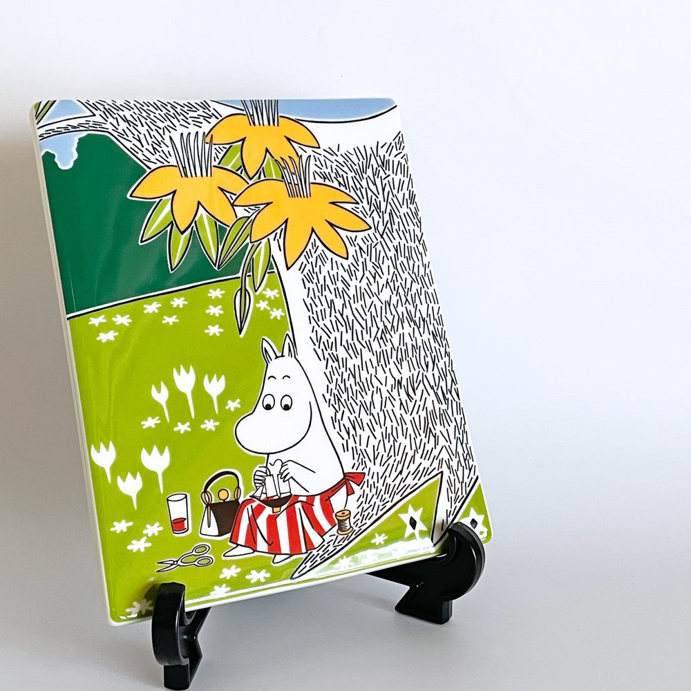 アラビア ARABIA ムーミンデコツリー MOOMIN DECO TREE 陶板 プレート ムーミンママ トーベ・ヤンソン フィンランド 北欧食器 廃番 ■