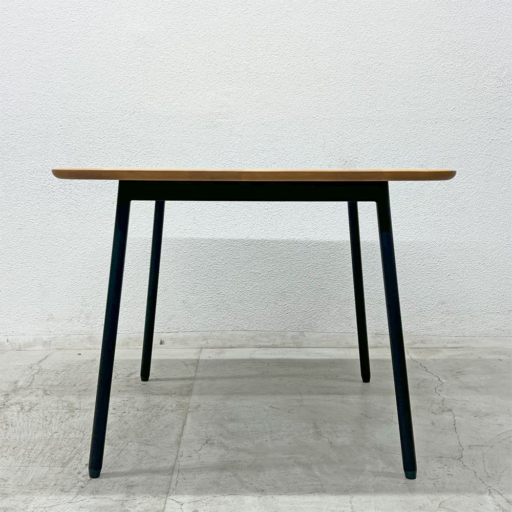 graf ムクトップ MUKU TOP ダイニングテーブル アルダー無垢材 W90cm ナチュラル カフェ 定価¥190,300 〓