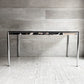 USMハラー USM Haller モジュラーファニチャー ハラーテーブル ワーキングデスク W150cm アジャスター パールグレーラミネート(ホワイト) 高さ調整機能付き スイス ♪
