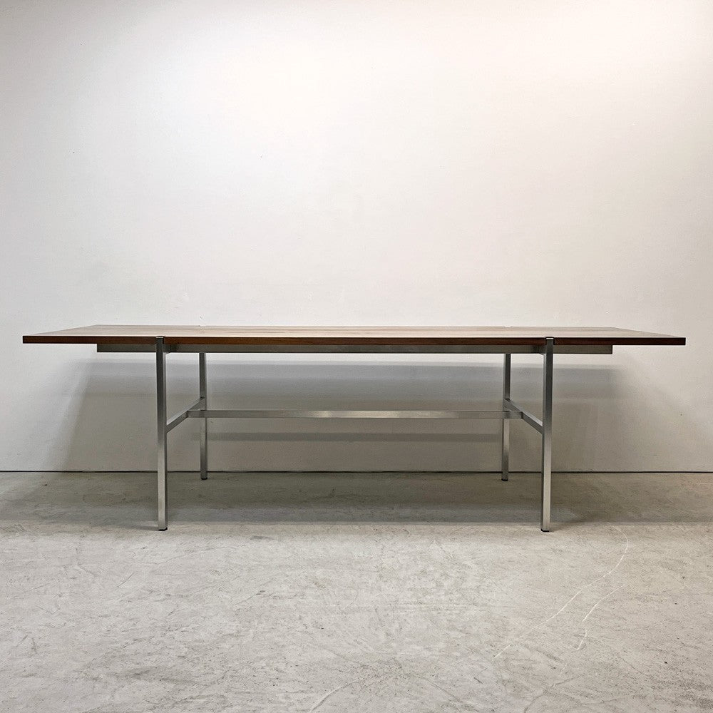 グラフ graf オーダーメイド ワークテーブル ダイニングテーブル 作業台 無垢材 スチールレッグ W237cm インダストリアル 店舗什器 ●