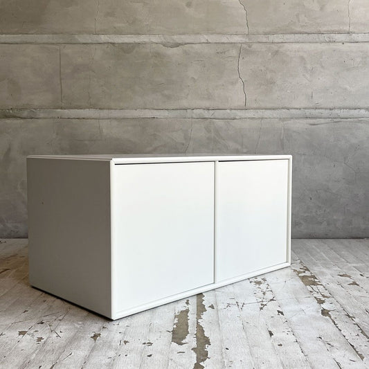 モンタナ MONTANA システムシェルフユニット SYSTEM SHELF UNIT キャビネット プッシュラッチ 木製扉 ホワイト デンマーク ♪