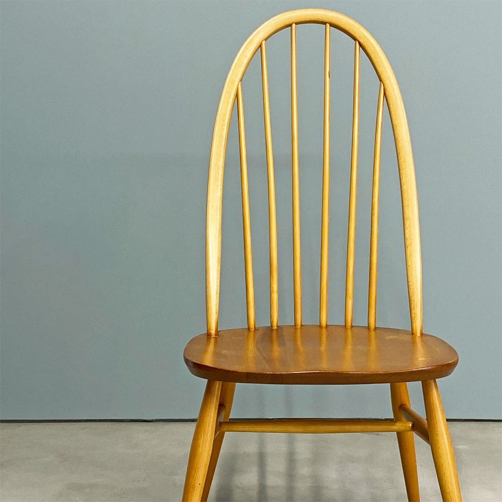アーコール Ercol クエーカー チェア ラージ ダイニングチェア エルム×ビーチ材 英国 ビンテージ ◎