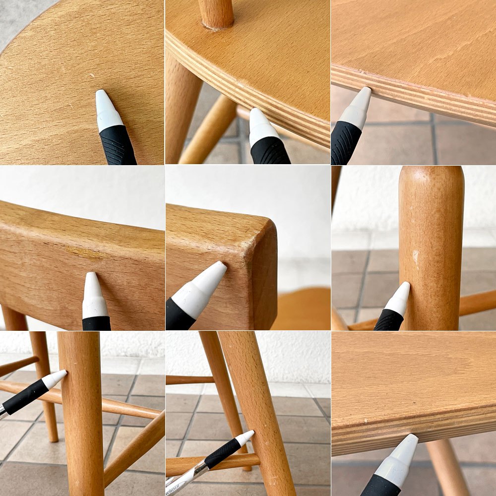 ウニコ unico コトナ kotona ダイニングチェア ビーチ材 ウィンザーチェア ボウバックチェア ナチュラル ポーランド製 ◇