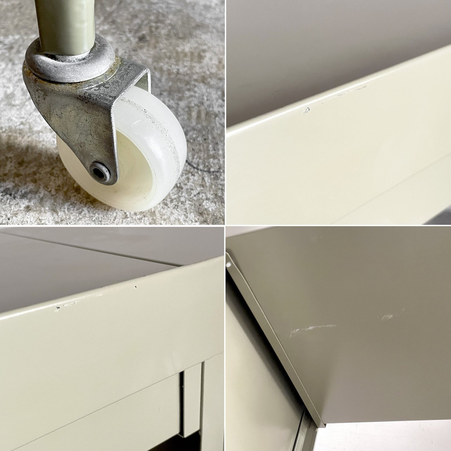 アスプルンド ASPLUND エッセン ESSEN タイプライターデスク スチール トローリータイプ タイムレスコンフォート 廃番 ■