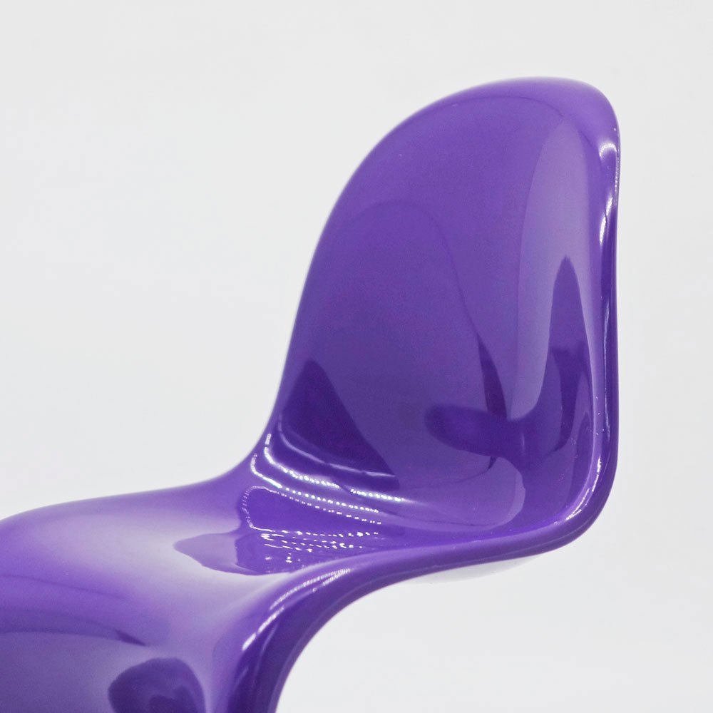 ヴィトラ デザインミュージアム Vitra Design Museum ミニチュアコレクション パントンチェア 1/6スケール 限定カラー パープル ●
